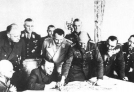 希特勒与德军将领研究法国西海岸防务