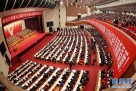 黑龙江省第十二届人民代表大会第六次会议现场。新华网才萌 摄